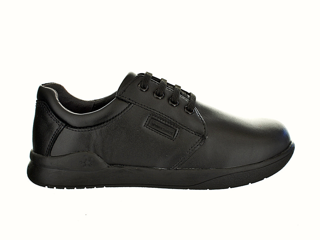 Biomecanics Lace School Shoe Black Billy Lou Kids Shoes