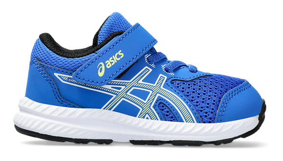 ASICS CONTEND 8TS INFANT VELCRO - ILLUSION BLUE GLOW YELLOW