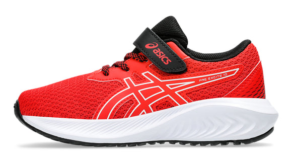 ASICS PRE EXCITE 10PS VELCRO - FIERY RED WHITE