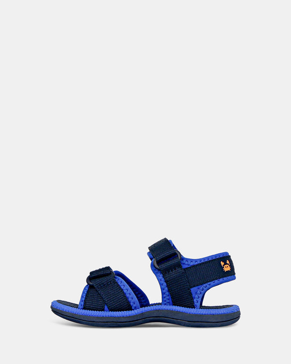 CLARKS FINN - BLUE ORANGE