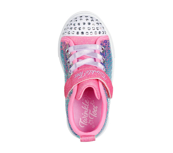 SKECHERS TWINKLE SPARKS SEQUIN PARTY INFANT - PINK MULTI