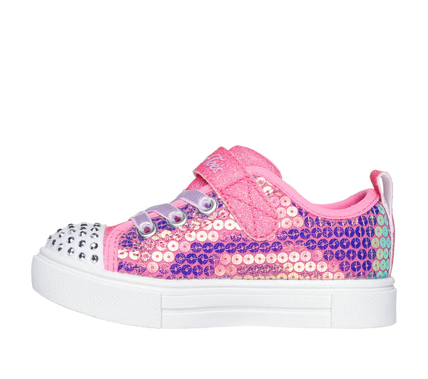 SKECHERS TWINKLE SPARKS SEQUIN PARTY INFANT - PINK MULTI