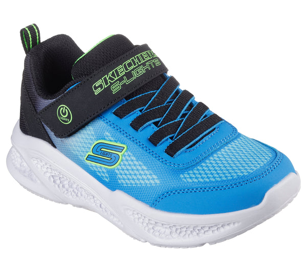 SKECHERS METEOR LIGHTS KRENDOX - BLACK BLUE