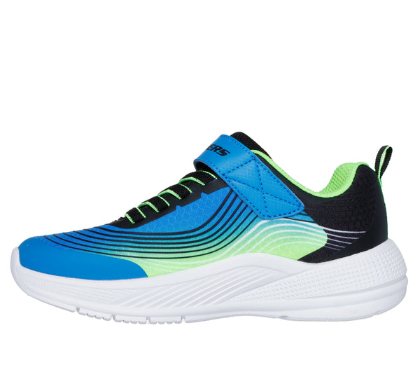 SKECHERS MICROSPEC ADVANCE YOUTH - BLUE LIME