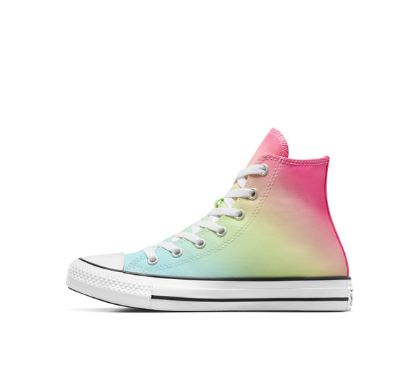 CONVERSE KID CT HYPER BRIGHTS - TRIPLE CYAN CHAOS FUSCHIA SLIME