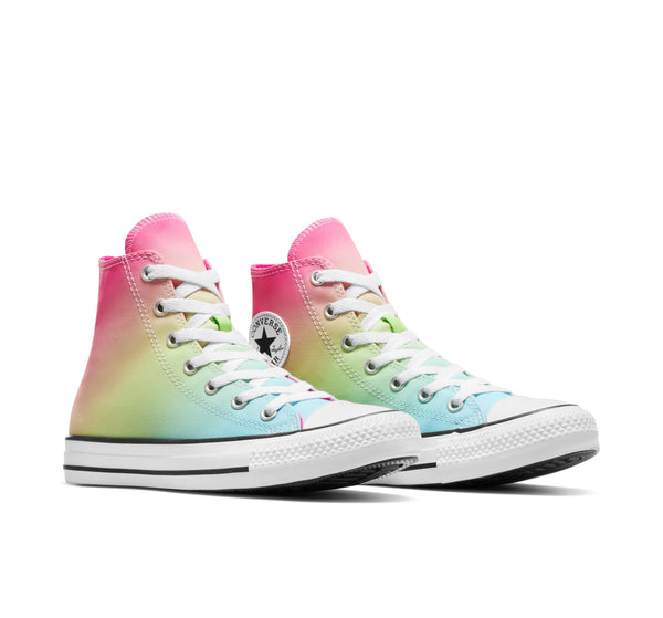 CONVERSE KID CT HYPER BRIGHTS - TRIPLE CYAN CHAOS FUSCHIA SLIME