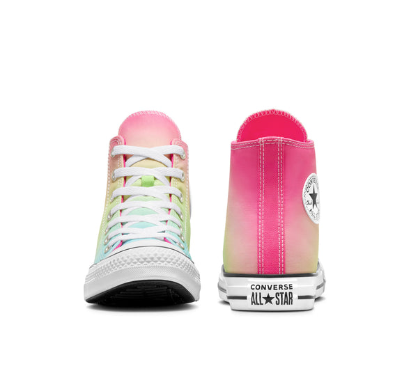 CONVERSE KID CT HYPER BRIGHTS - TRIPLE CYAN CHAOS FUSCHIA SLIME