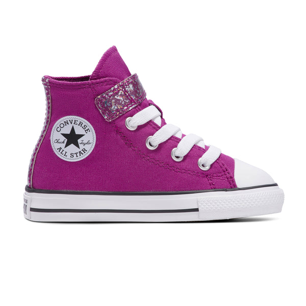 CONVERSE INFANT CT SHINE - VIOLET WHITE BLACK