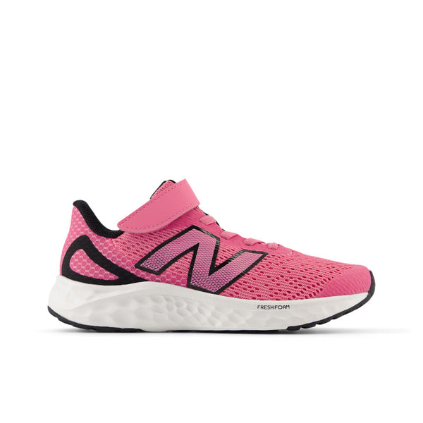 NEW BALANCE ARISHI V4 VELCRO YOUTH - PINK BLACK