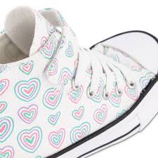 CONVERSE KIDS CT HEART EASY ON - WHITE PINK