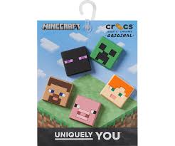 CROCS JIBBITZ 5 PACK - MINECRAFT